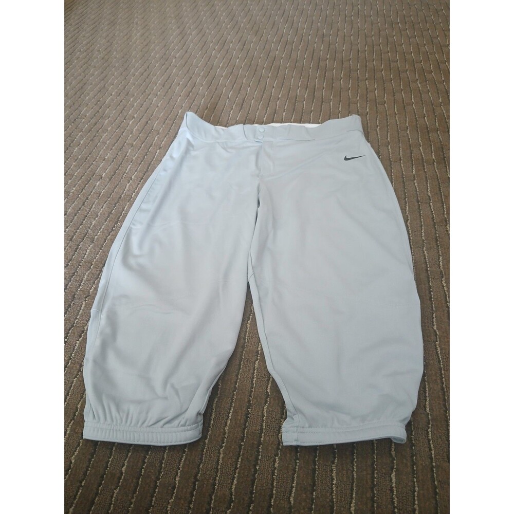 Nike Team Engineered Knicker Gray Baseball Pants Men's Size XXL NEW Sports Run
